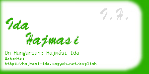 ida hajmasi business card
